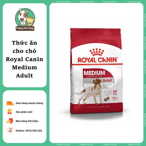 Hạt Royal Canin Medium Adult cho dòng chó nhỡ trưởng thành 10kg