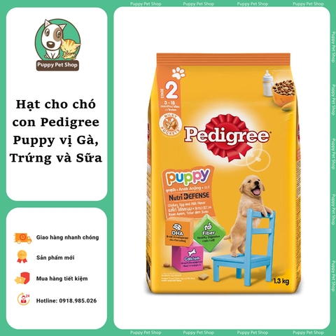 Thức Ăn Cho Chó Con Pedigree Vị Gà, Trứng Và Sữa