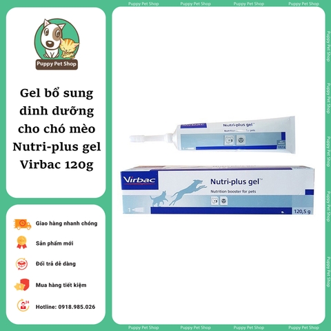 🐶 Gel ăn dinh dưỡng cho chó mèo Nutri Plus Gel🐈