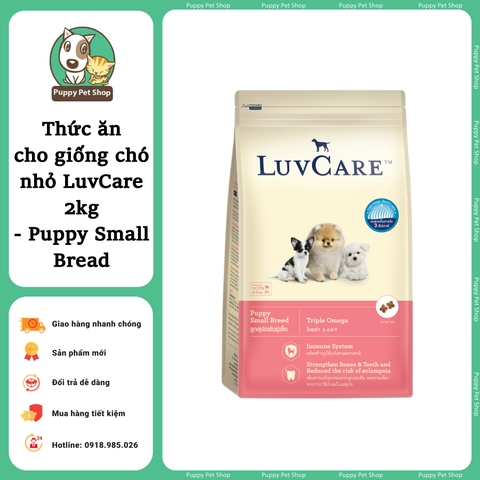 Thức ăn cho giống chó nhỏ LuvCare 2kg