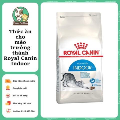 Thức ăn cho Mèo trưởng thành trong nhà -  Royal Canin Indoor 27