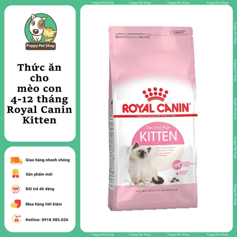 Thức ăn hạt dành cho mèo con từ 4 đến 12 tháng tuổi - Royal Canin Kitten