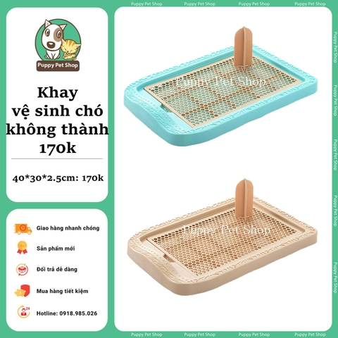 ♻Khay Vệ Sinh Đúng Chỗ Không Thành Cho Chó