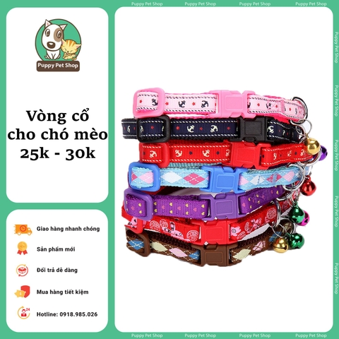 Vòng cổ cho chó mèo