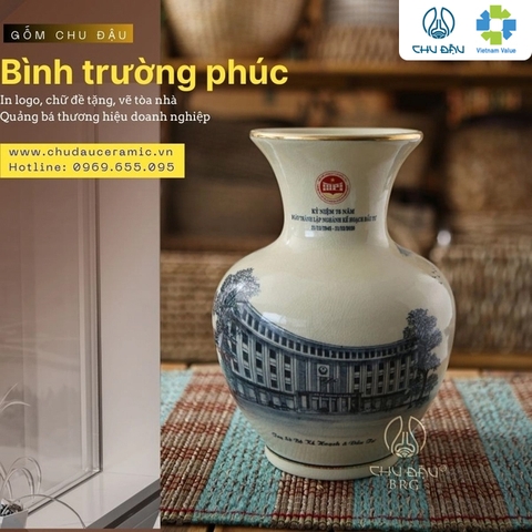 IN LOGO LÊN BÌNH TRƯỜNG PHÚC GỐM CHU ĐẬU