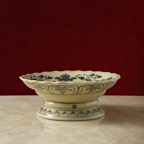 MÂM BỒNG GỐM CHU ĐẬU