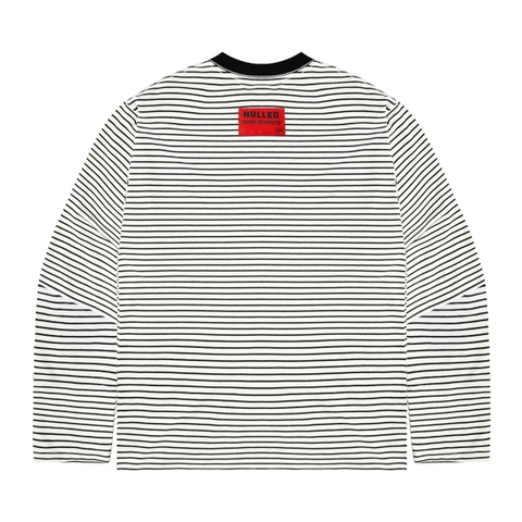Áo tay dài kẻ sọc NULLED Classic Script Longsleeve N-T3210-KS