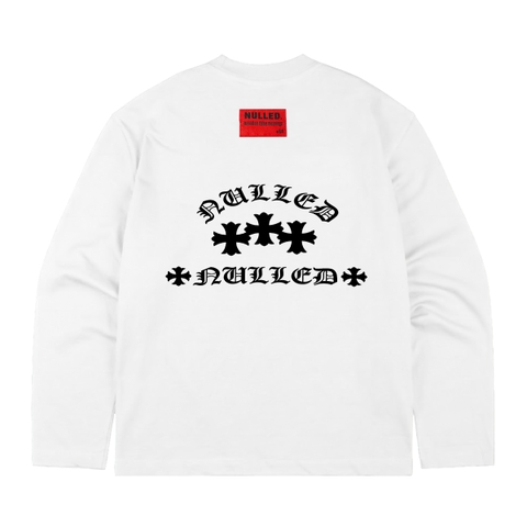 Áo dài tay trắng NULLED Minimal Longsleeve Tee N-T3202-HC-T10-T