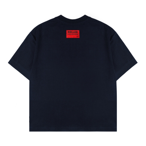 Áo thun xanh navy in NULLED Gothic Star Tee N-T3148-N-T00-NA
