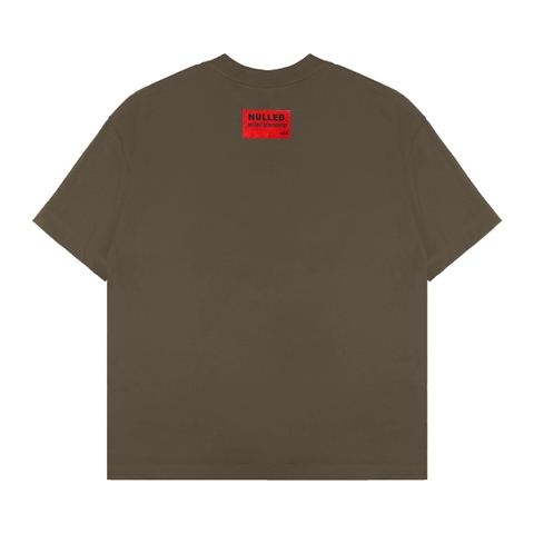 Áo thun nâu in NULLED Ninja Mask Tee N-T3146-N-T00-N