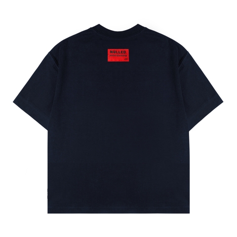 Áo thun xanh đen in lửa NULLED Certain Chaos Tee N-T3142-N-T00-NA