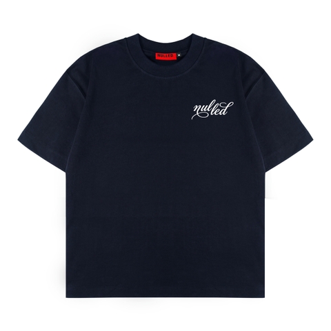 Áo thun đen viền cổ trắng NULLED Signature RingerTee N-T3206-HC-T7-DVT