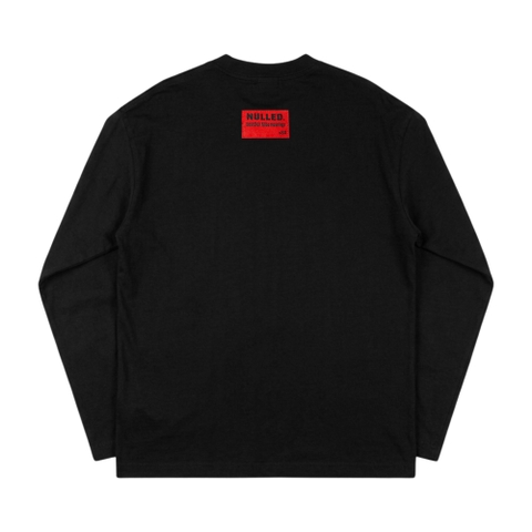 Áo dài tay đen NULLED Gothic Portrait Longsleeve Tee N-T3195-HC-T10-D