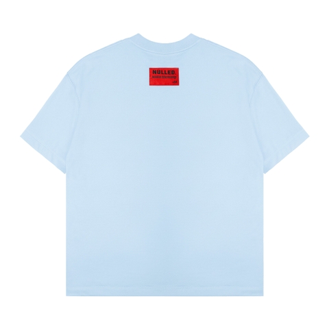 Áo thun xanh nhạt in hoa văn sao NULLED Lunar Sparkle TeeN-T3129-N-T00-XB