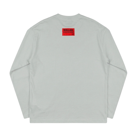 Áo dài tay xám NULLED Smile Portrait Longsleeve N-T3162-HC-T16-X