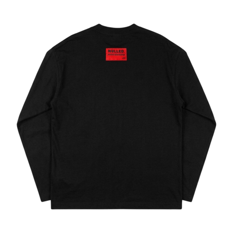 Áo dài tay đen NULLED Leopard Logo Longsleeve N-T3169-HC-T16-D