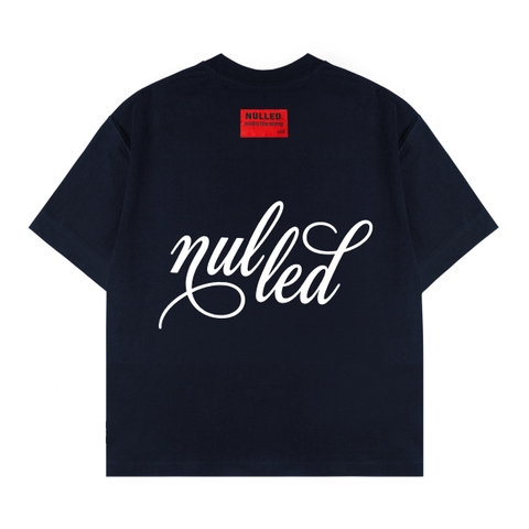 Áo thun xanh navy NULLED Signature Script Tee N-T3206-N-T00-NA