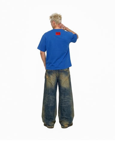 Áo thun in grunge NULLED Grunge Script Tee | N-T382-N-T00-D