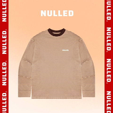 Áo thun sọc ngang tay dài NULLED Tee N-T29-N