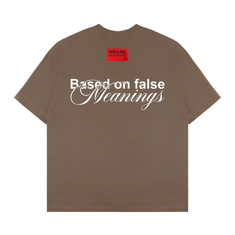 Áo thun streetwear NULLED Zone Tee N-T332-00-N