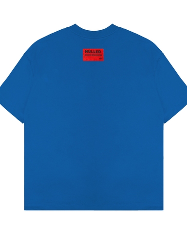 Áo thun xanh coban Nulled Grunge Script Tee | n-T382-N-T00-CB