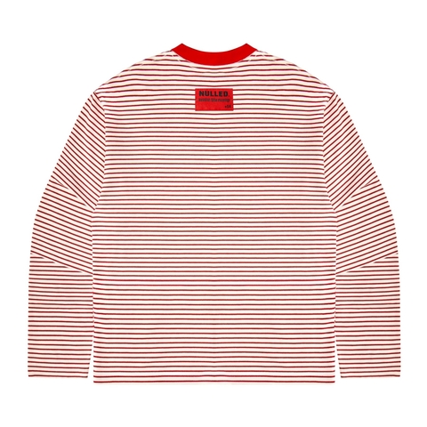 Áo thun kẻ in hình NULLED Retro Cracked Oval Tee | N-T396-HC-T17-DO