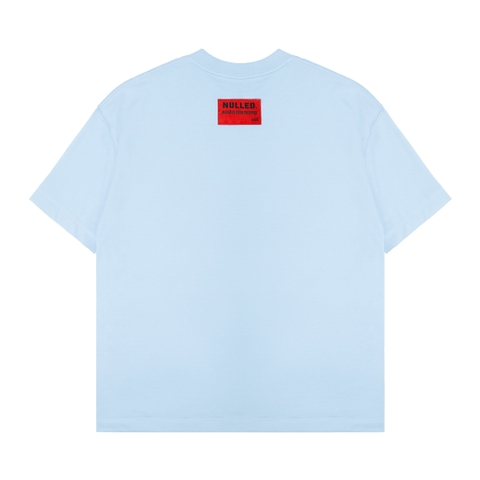 Áo thun xanh biển in NULLED Minimal Tag Tee N-T3145-N-T00-XB