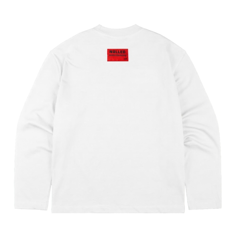 Áo dài tay trắng  NULLED Night City Longsleeve Tee N-T3187-HC-T16-T