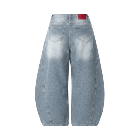 Quần jeans suông bí rách nhẹ NULLED N-Q48