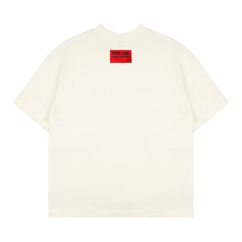Áo phông màu kem NULLED Basic Tee N-T00-K