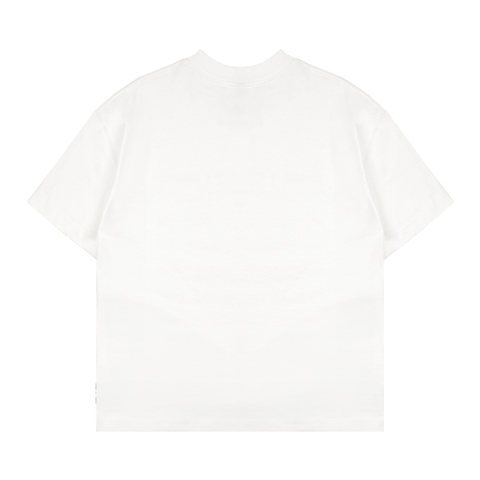Áo thun trắng boxy NULLED Tee N-T24-T
