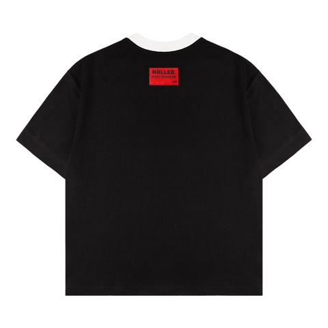 Áo thun đen phối cổ NULLED Tee N-T25-DVT