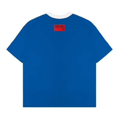 Áo thun xanh dương phối cổ NULLED Tee N-T25-XAVT