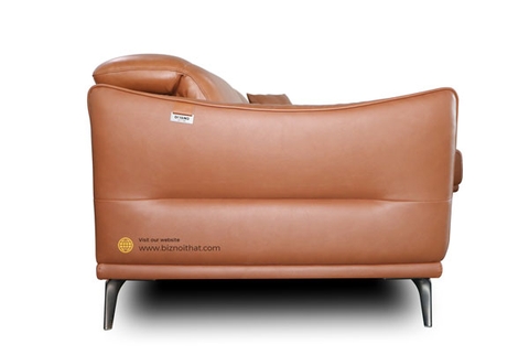 Bộ Ghế Sofa Góc chất liệu da bò Ý nhập khẩu Divano L689 màu Camel