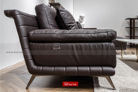 Bộ Sofa chất liệu da thật Italia nhập khẩu Divano L-844