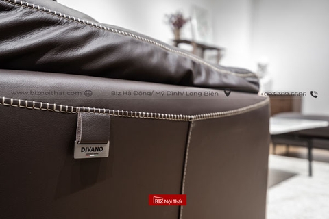 Bộ Sofa chất liệu da bò Italia Divano S-781A