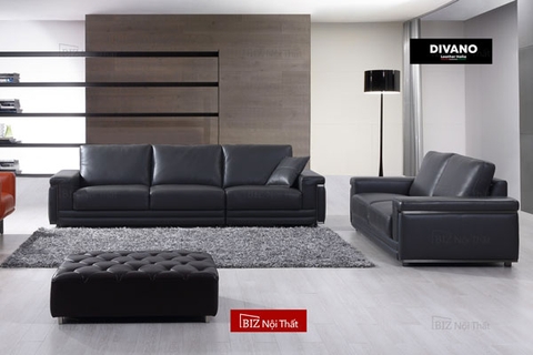 Bộ Sofa chất liệu da bò Ý Divano L-804