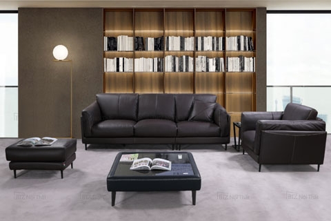 Bộ Sofa chất liệu da bò Italia Divano S-781A
