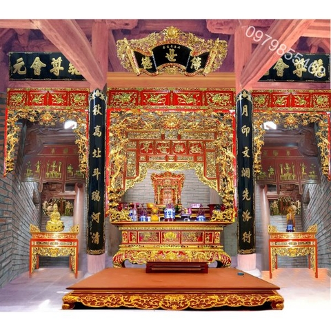 Đồ thờ mạ vàng 1