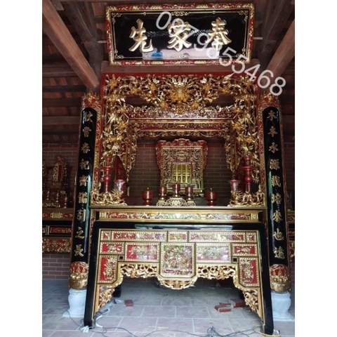 Đồ thờ mạ vàng 10