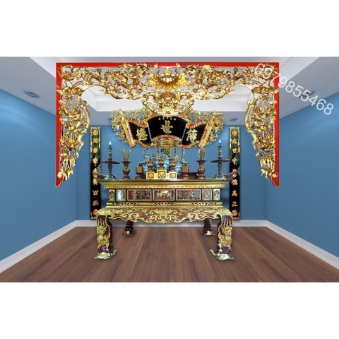 Đồ thờ mạ vàng 11