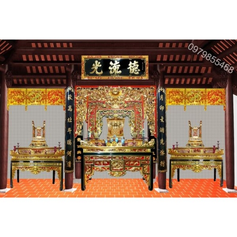 Đồ thờ mạ vàng 6