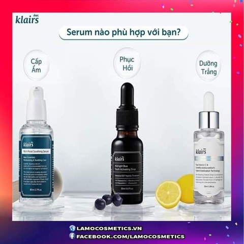 Serum Nào Phù Hợp Với Bạn?
