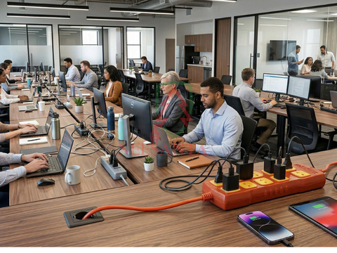 Ổ cắm điện tốt cho hệ thống điện văn phòng – Cách chọn ổ cắm an toàn và bền