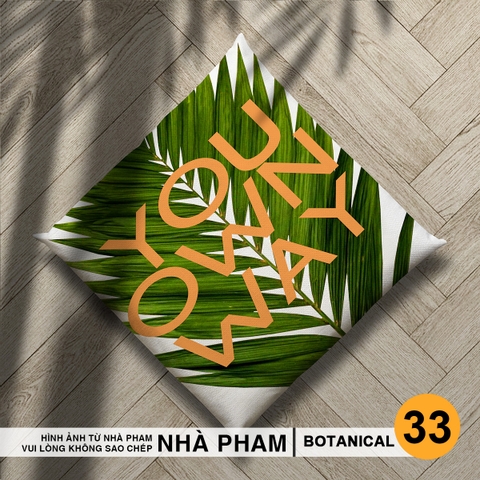 ĐỆM VUÔNG BOTANICAL - HÌNH 33