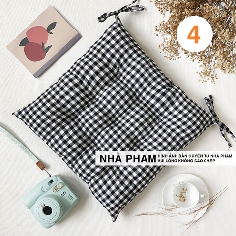 ĐỆM VUÔNG CARO 40CM - HÌNH 04