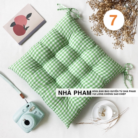 ĐỆM VUÔNG CARO 40CM - HÌNH 07