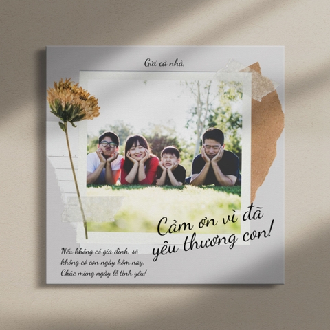 IN TRANH FORM GIA ĐÌNH - F006