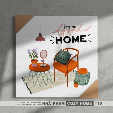 TRANH CANVAS COZY HOME - 30X30CM - TRANH 10