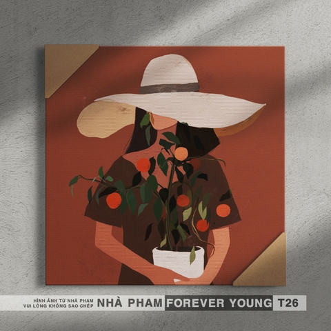 TRANH CANVAS FOREVER YOUNG - 30X30CM - HÌNH 26